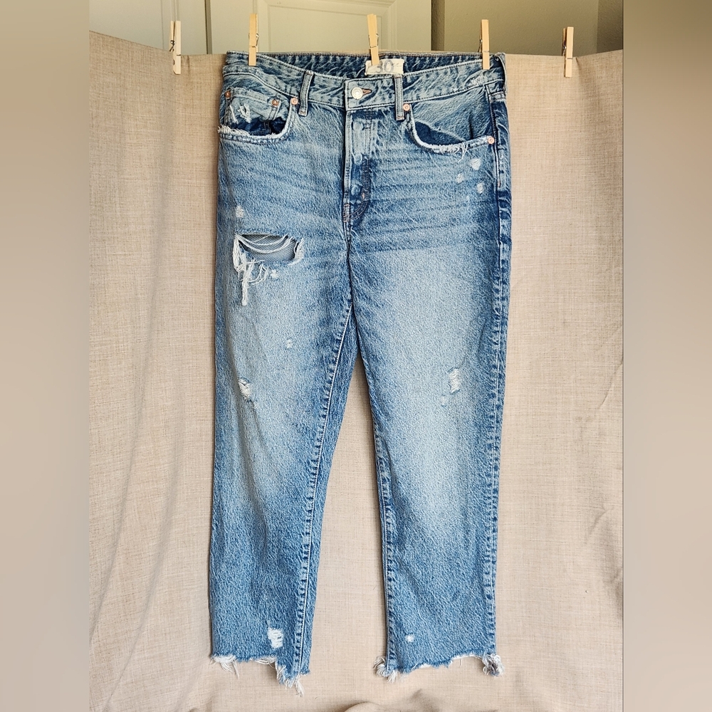 Free People Good Times November Rain Relaxed Jeans